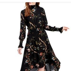 Nanette Lepore mock neck long sleeve dress